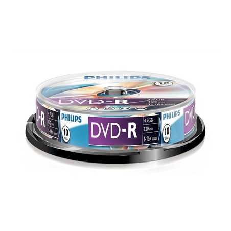 Philips DVD-R 16X 10 PK Spindle