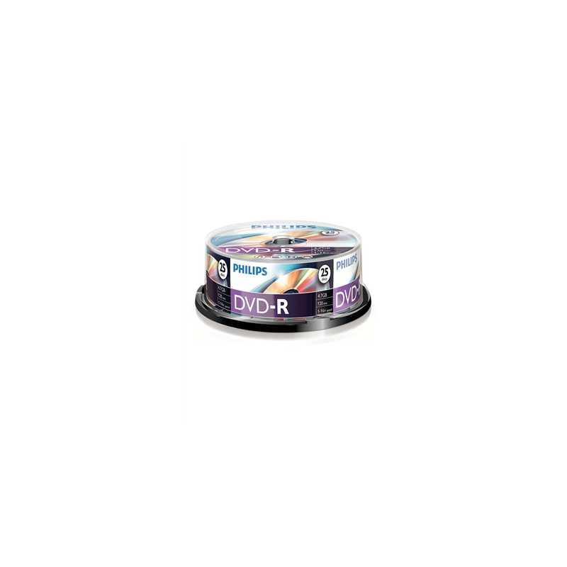 Philips DVD-R 16X 25 PK Spindle