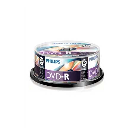 Philips DVD-R 16X 25 PK Spindle