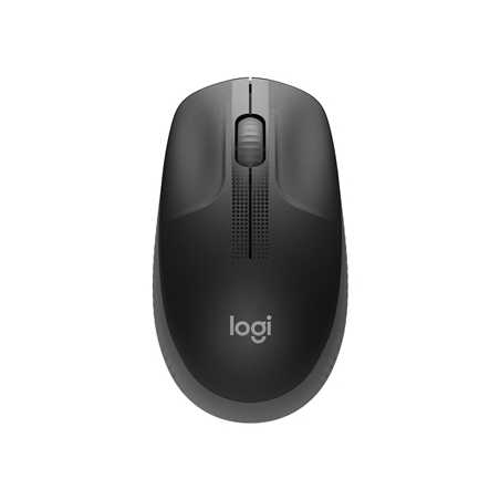 Logitech Wireless Mouse M190, Full Size Ambidextrous Curve Design, 18-Month Battery with Power Saving Mode, USB Receiver, Precis