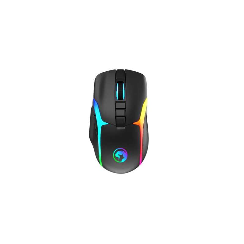 Marvo Scorpion M729W  Wireless Gaming Mouse, Rechargeable, RGB with 7 Lighting Modes, 6 adjustable levels up to 4800 dpi, Gaming