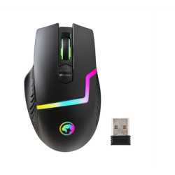 Marvo Scorpion M791W Wireless and Wired Dual Mode Gaming Mouse, Rechargeable, RGB with 7 Lighting Modes, 6 adjustable levels up 