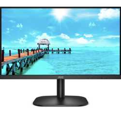 AOC 24B2XH/EU 23.8 Inch IPS Monitor, Full HD, Widescreen, VGA, HDMI, 4ms, 75Hz, Frameless, VESA