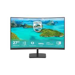 Philips 271E1SCA/00 27 Inch Curved Monitor, Full HD, VGA, HDMI, 75Hz, 4ms, Speakers, VESA