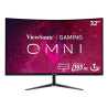Viewsonic Omni VX3218-PC-MHD 32 Inch Curved Gaming Monitor, Full HD, 165Hz, Freesync, 2xHDMI, DisplayPort, 1ms VESA, Speakers