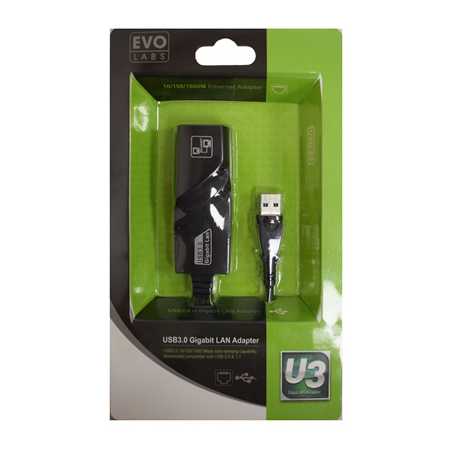 Evo Labs Gigabit USB 3.0 to Ethernet Adapter