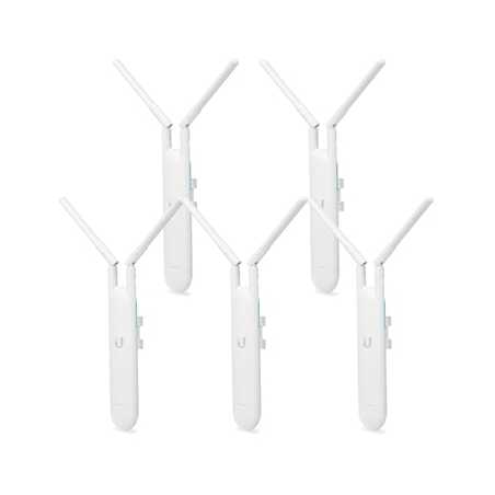 Ubiquiti UAP-AC-M-5 UniFi Mesh Wireless AC1300 Dual Band PoE Access Point (5 Pack)