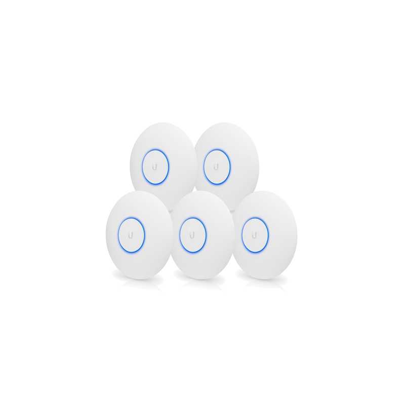 Ubiquiti UAP-AC-PRO-5 UniFi AP AC PRO Wireless AC1750 Dual Band PoE Access Point (5 Pack)