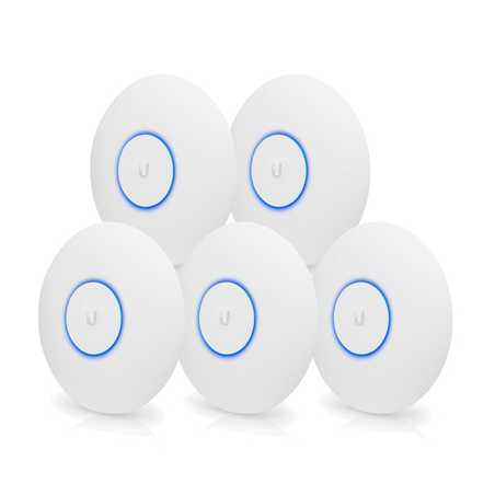 Ubiquiti UAP-AC-PRO-5 UniFi AP AC PRO Wireless AC1750 Dual Band PoE Access Point (5 Pack)