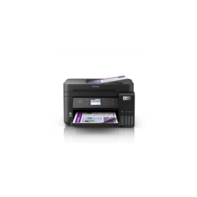 Epson EcoTank ET-3850 C11CJ61401 Inkjet Printer, A4, Colour, Wireless, Network, All-in-One, ADF, 6.1cm Panel