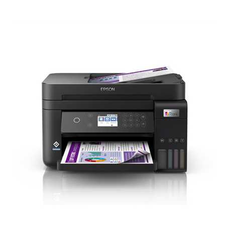 Epson EcoTank ET-3850 C11CJ61401 Inkjet Printer, A4, Colour, Wireless, Network, All-in-One, ADF, 6.1cm Panel