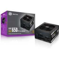 Cooler Master 650W Cooler Master MWE, 80PLUS Gold Fully Modular PSU, Single Rail, 54.1A +12V, Black, ATX PSU