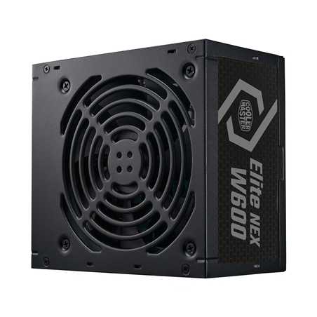 Cooler Master Elite Nex White, 600W, 80 Plus Standard Certified Efficiency, High Peak Power Tolerance, 3 Year Warranty