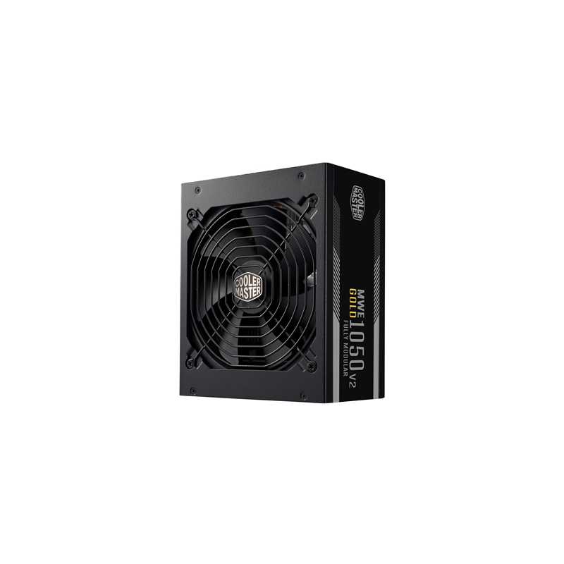 Cooler Master MWE Gold 1050 V2 ATX 3.0 1050W PSU, 140mm Silent Fan with Smart  Thermal Controlling Feature, 80 PLUS Gold, Fully 