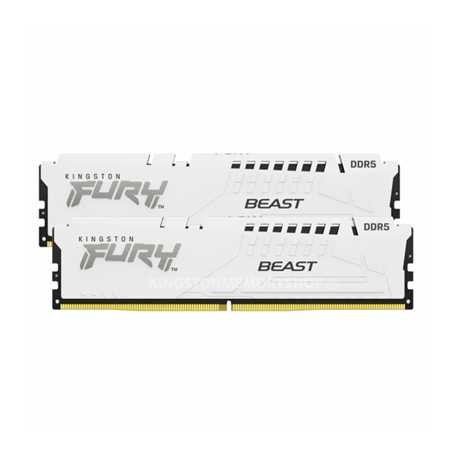 Kingston FURY Beast RAM Module, 32 GB (2 x 16GB), DDR5, 5600 MHz, On-die ECC, Unbuffered, 288-pin, DIMM