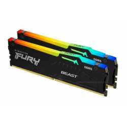 Kingston FURY Beast KF556C40BBAK2-64 64GB (2x32GB) System Memory, DDR5, 5600MHz, Black, 288 Pin, AMD EXPO Certified