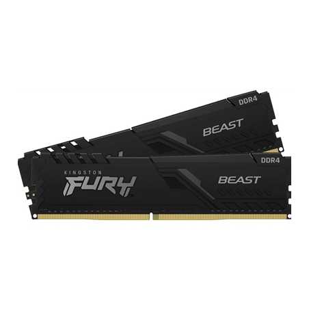 Kingston Fury Beast KF436C18BBK2/64 System Memory 64GB, 3600MHz, (2 x 32GB), DDR4, DIMM