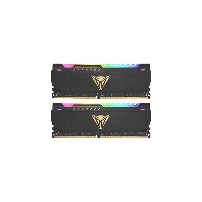 Patriot Viper Steel RGB 64GB Black Heatsink (2 x 32GB) DDR4 3200MHz DIMM System Memory