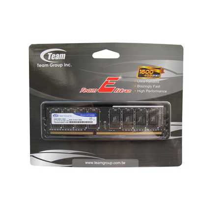 Team Elite 4GB No Heatsink (1 x 4GB) DDR3 1600MHz DIMM System Memory