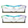 Team T-Force Delta RGB FF4D532G6200HC38ADC01 32GB 6200MHz DDR5 System Memory 2 x 16GB, White, CL38-38-38-78 1.25V