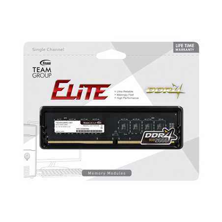 Team Elite 8GB No Heatsink (1 x 8GB) DDR4 2666MHz DIMM System Memory