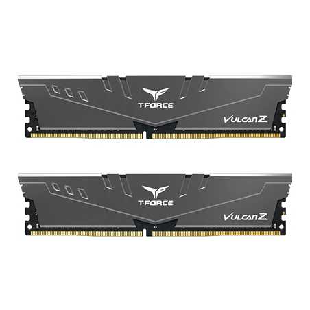 Team T-Force Vulcan Z 32GB Silver Heatsink (2 x 16GB) DDR4 3200MHz DIMM System Memory