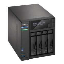 ASUSTOR AS6404T 4-Bay NAS Enclosure (No Drives), Quad Core CPU, 8GB DDR3L, HDMI, USB3 Type-C, Wake on WAN, LCD Screen