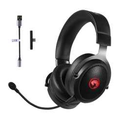 Marvo Scorpion HG9088W 2.4G and BT 5.0 Wireless Gaming Headphones, Surround Sound, 7 Colour Lighting - PC, Android, MAC OS, iOS,