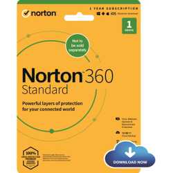 Norton 360 Standard 2022, Antivirus Software for 1 Device, 1-year Subscription, Includes Secure VPN, Password Manager and 10GB o