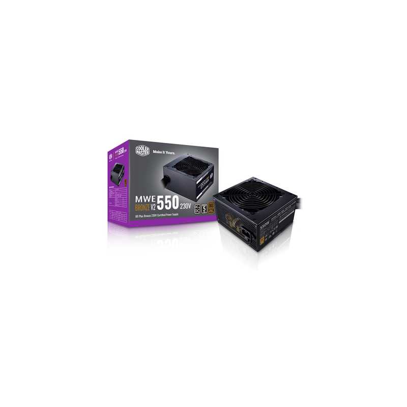 Cooler Master MWE Bronze V2 550W 230V 120mm HDB Fan 80 PLUS Bronze PSU