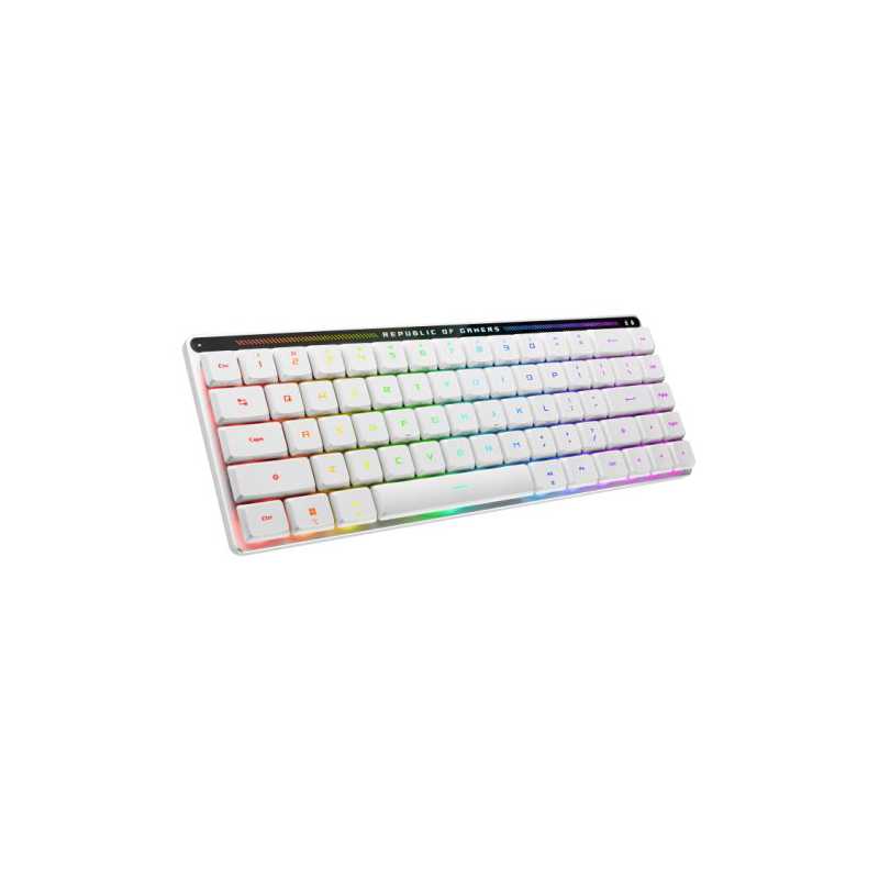 Asus ROG Falchion RX Low Profile Compact 65% Mechanical RGB Gaming Keyboard, Wireless/USB, ROG RX Red Switches, Per-key RGB Ligh