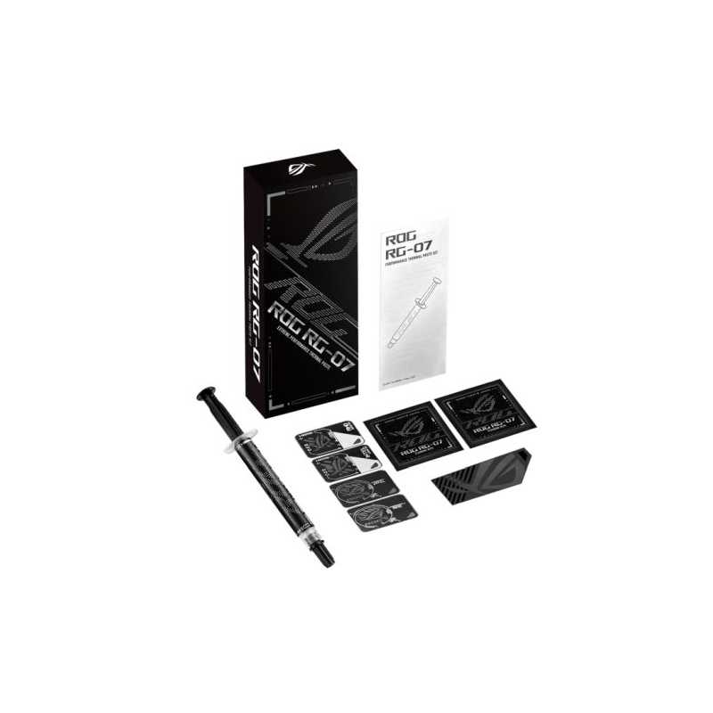 Asus ROG RG-07 Performance Thermal Paste Kit, 3g Syringe, Clean Wipes, Spreader, Application Stencils