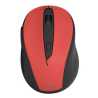 Hama MC-400 V2 Compact Wireless Optical Mouse, 6 Buttons, 800-1600 DPI, Black/Red