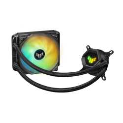 Asus TUF Gaming LC120 V2 ARGB Liquid CPU Cooler, 120mm Radiator, ARGB Pump Head, 1 x ARGB PWM Fan