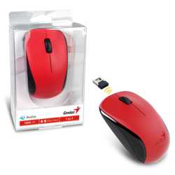 Genius NX-7000 Wireless Mouse, 2.4 GHz with USB Pico Receiver, Adjustable DPI levels up to 1200 DPI, 3 Button with Scroll Wheel,