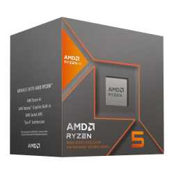 AMD Ryzen 5 8600G with Wraith Stealth Cooler, AM5, Up to 5.0GHz, 6-Core, 65W, 22MB Cache, 4nm, 8th Gen, Radeon Graphics