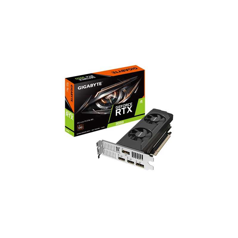 Gigabyte Nvidia GeForce RTX 3050 OC 6GB Low Profile Dual Fan Graphics Card