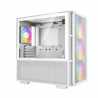 DeepCool CH560 WH Micro ATX Case with Tempered Glass Side Panel, 1 x USB 3.0, 7 x Expansion Slots with support for a 360mm Radia