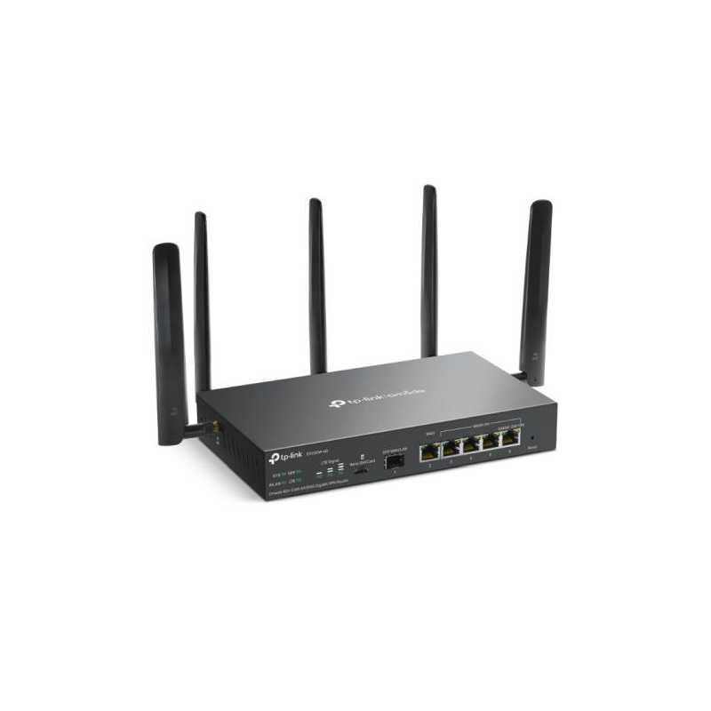 TP-LINK (ER706W-4G) Omada 4G+ Cat6 Dual Band AX3000 VPN Router, 6x GB Ports, Omada Mesh, High-Security VPN