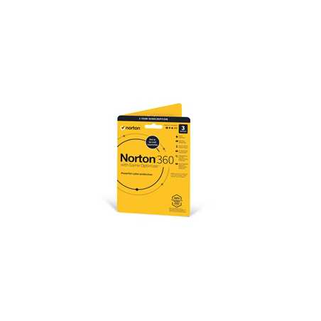 Norton 360 with Game Optimizer 2022, Antivirus for 3 Devices, 1-year subscription Includes VPN, Dark Web Monitoring, Password Ma