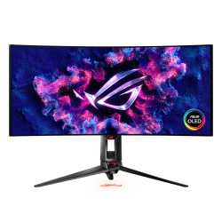 Asus 34" ROG Swift OLED Ultrawide Curved Gaming Monitor (PG34WCDM), 3440 x 1440, 0.03ms, 240Hz, G-SYNC, Heatsink, Smart KVM, VE