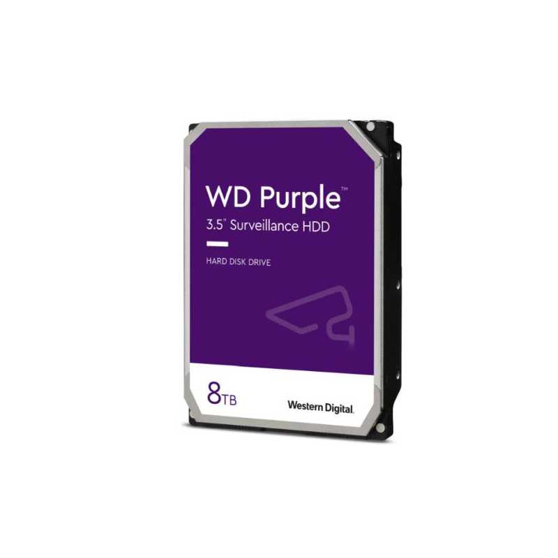 WD 3.5", 8TB, SATA3, Purple Surveillance Hard Drive, 256MB Cache, OEM