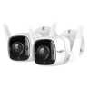 TP-LINK (TAPO C310P2) Outdoor Security Cameras (2-Pack), Wired/Wireless, Ultra HD, Night Vision, Motion Detection, Alarms, 2-way