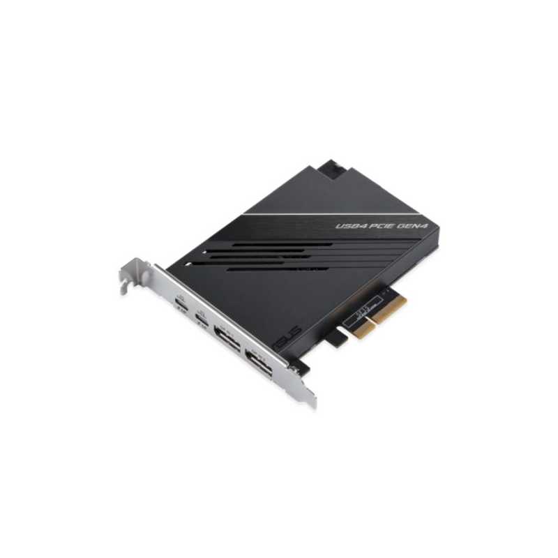 Asus USB4 PCIe Gen4 Expansion Card, Dual USB4 Type-C, DisplayPort 1.4, PCIe 4.0 x4 interface