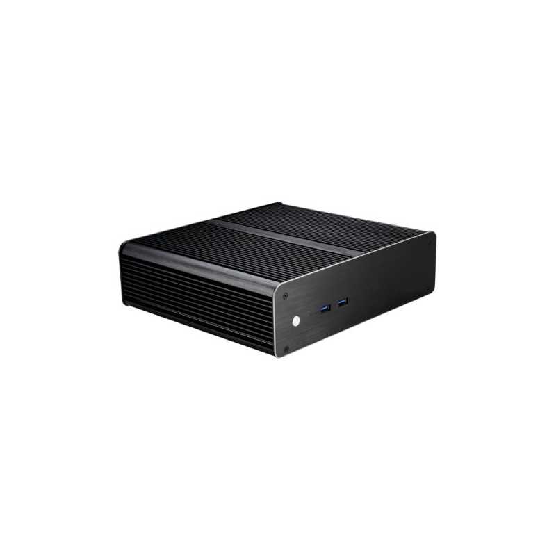 Akasa Euler T Plus Thin Mini ITX Case for Intel LGA1700, Fanless, Aluminium, VESA Mountable