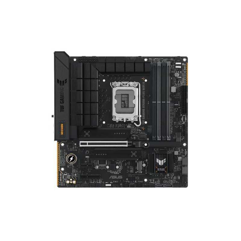 Asus TUF GAMING B760M-PLUS WIFI II, Intel B760, 1700, Micro ATX, 4 DDR5, HDMI, DP, Wi-Fi 6E, 2.5G LAN, PCIe5, 3x M.2