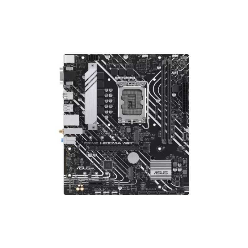 Asus PRIME H610M-A WIFI, Intel H610, 1700, Micro ATX, 2 DDR5, VGA, HDMI, DP, Wi-Fi, PCIe4, 2x M.2