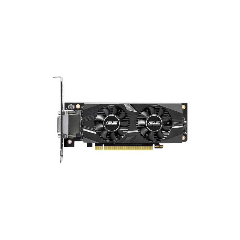 Asus DUAL RTX3050 LP BRK OC, 6GB DDR6, DVI, HDMI, DP, 1537MHz Clock, Overclocked, Low Profile (Bracket Included)