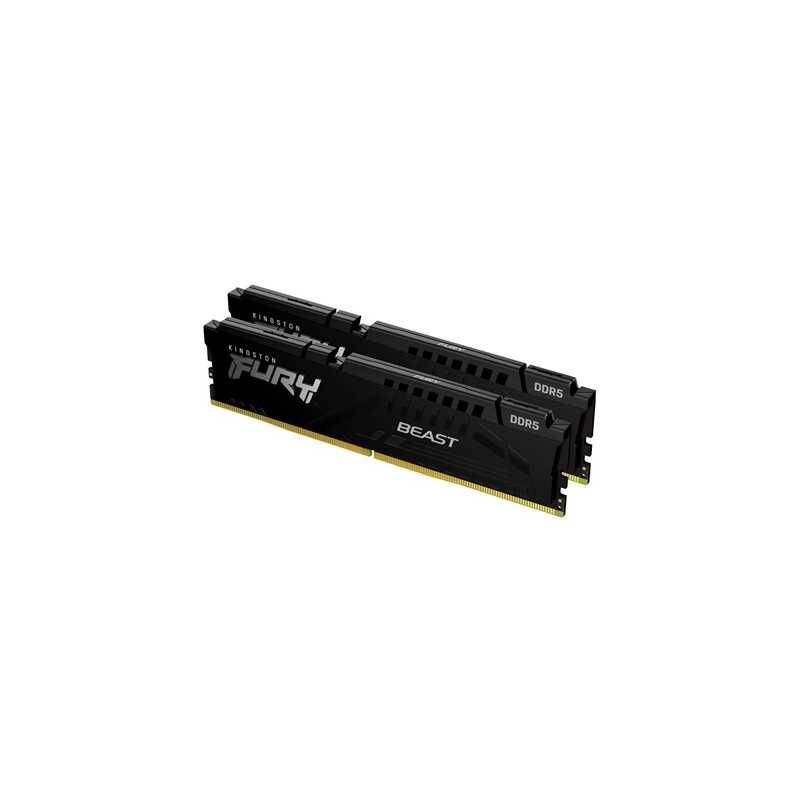 Kingston 64GB 6400MT/s DDR5 CL32 DIMM (Kit of 2) FURY Beast Black XMP