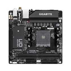 Gigabyte A520I AC Ultra Durable AMD AM4 Socket Motherboard, Mini-ITX, 2x DDR4 Slots, 1x M.2 Socket, Wifi 5, 1x Display Port 1.4 